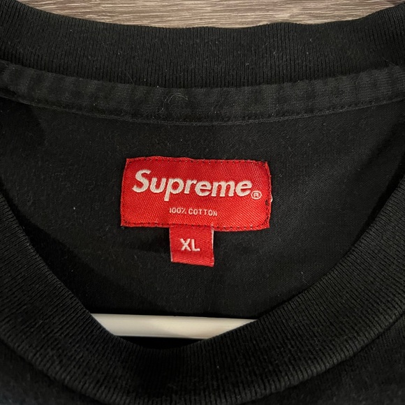 Supreme / XL / Embroidered Logo Pocket Tee - Picture 4 of 5